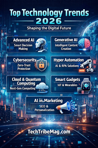 Top Technology Trends 2026 That Will Redefine the Digital Future